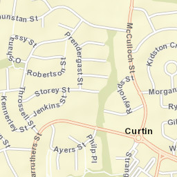 Curtin Street Map