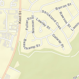 Deakin Street Map