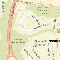 Hughes Street Map