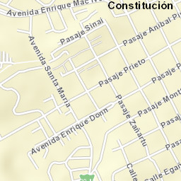 Constitución Street Map