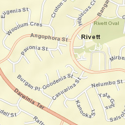 Rivett Street Map