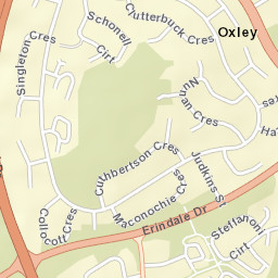 Oxley Street Map