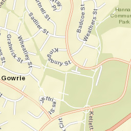Gowrie Street Map