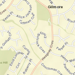 Gilmore Street Map