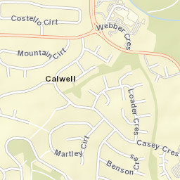 Calwell Street Map