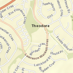 Theodore Street Map