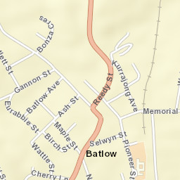Batlow Street Map