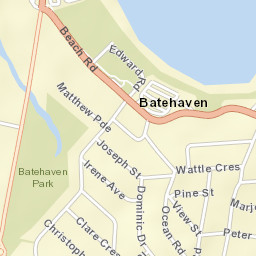 Batehaven Street Map