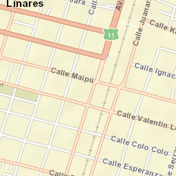 Linares Street Map