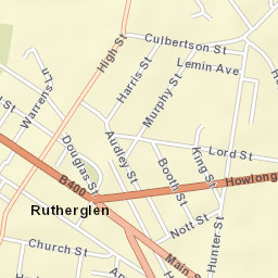 Rutherglen Street Map