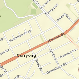 Corryong Street Map