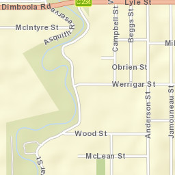 Warracknabeal Street Map