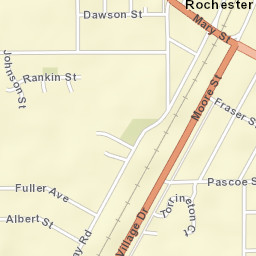 Rochester Street Map