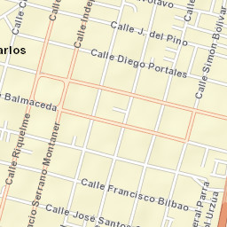 San Carlos Street Map