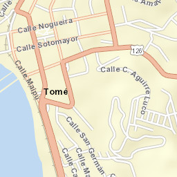 Tomé Street Map