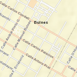 Bulnes Street Map