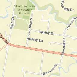 Strathfieldsaye Street Map