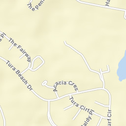 Tura Beach Street Map