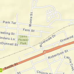 Naracoorte Street Map