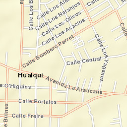 Hualqui Street Map