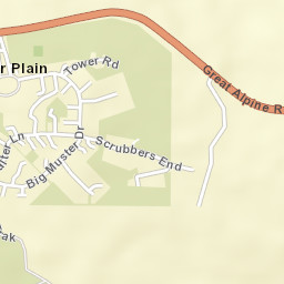 Dinner Plain Street Map