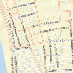 Coronel Street Map