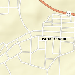 Buta Ranquil Street Map