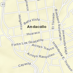 Andacollo Street Map