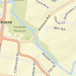 Gisborne Street Map
