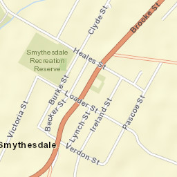 Smythesdale Street Map