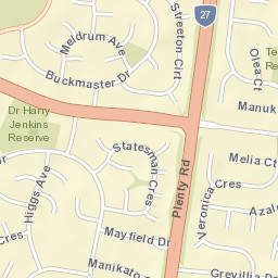 Mill Park Street Map