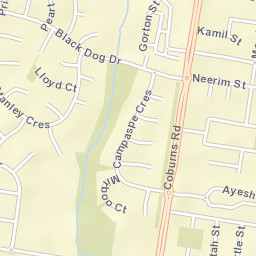 Brookfield Street Map