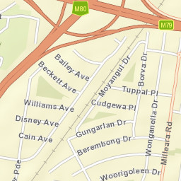 Keilor East Street Map