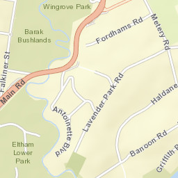 Eltham Street Map