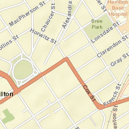 Hamilton Street Map