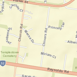 Templestowe Street Map