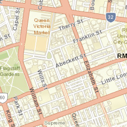 Melbourne Street Map