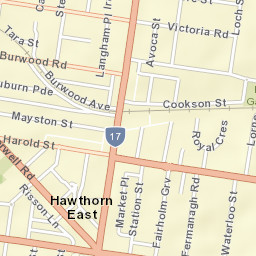 Boroondara Street Map