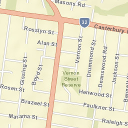 Blackburn South Street Map