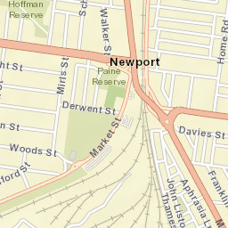 Newport Street Map