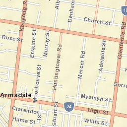 Armadale Street Map