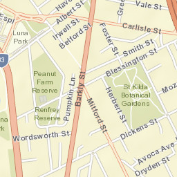Saint Kilda Street Map