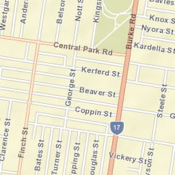 Malvern East Street Map