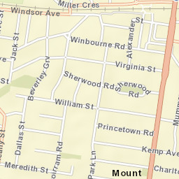 Mount Waverley Street Map