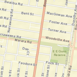 Glen Eira Street Map