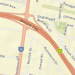 Monash Street Map