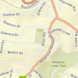 Belgrave Street Map