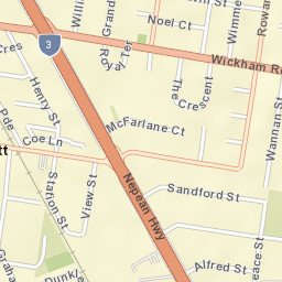 Highett Street Map