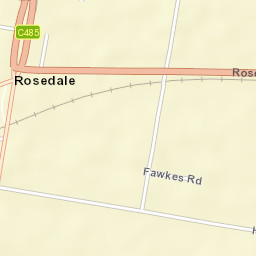 Rosedale Street Map