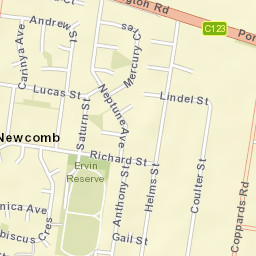 Newcomb Street Map
